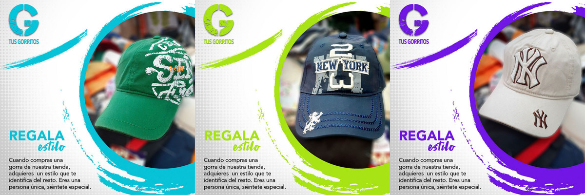 Puedes comprar 4 Gorras en 120 Bs. aprovecha esta promoción